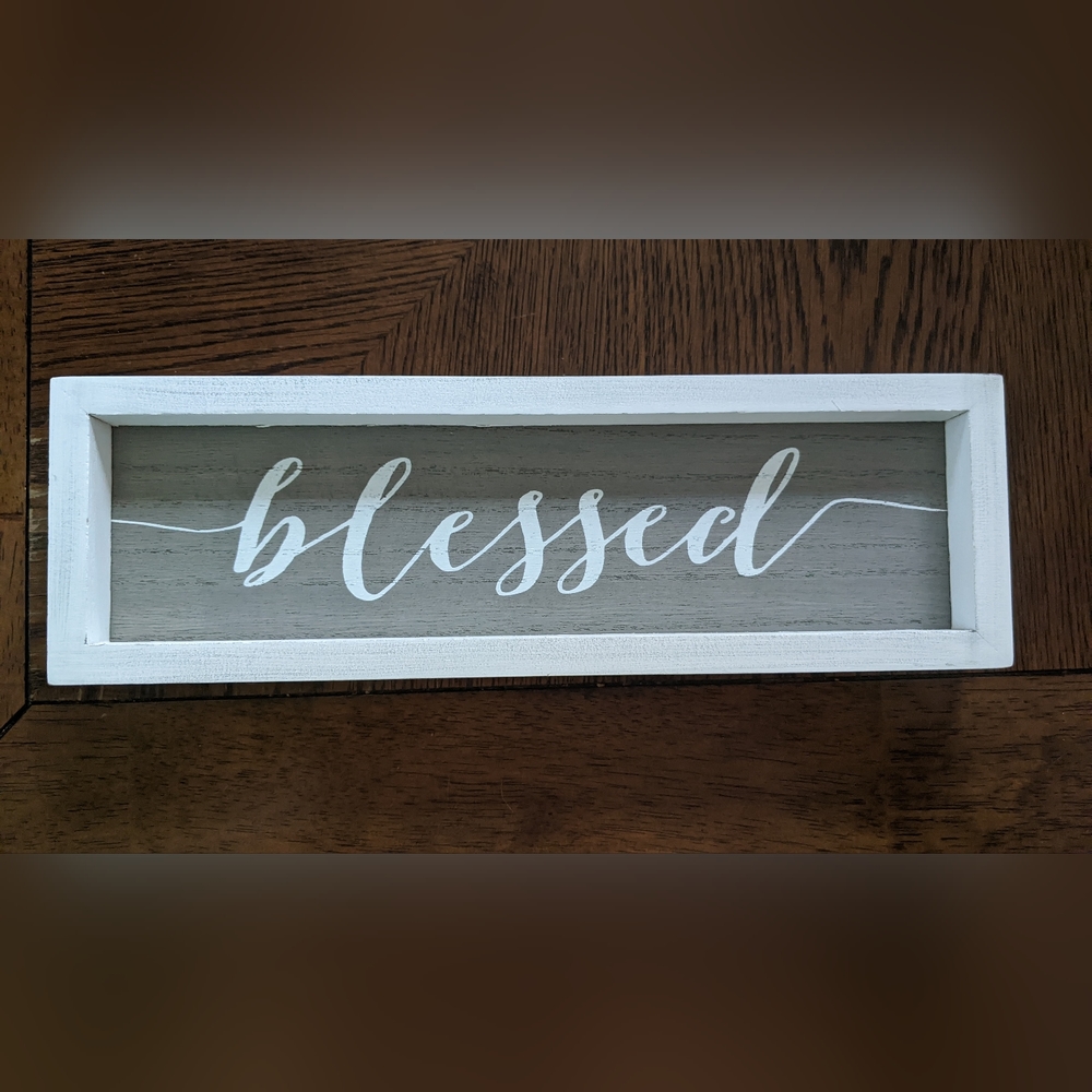 Blessed home decor.